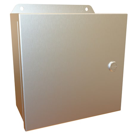 N4X Eclipse Junior Enclosure With  Panel, 8 X 8 X 4, 316 SS